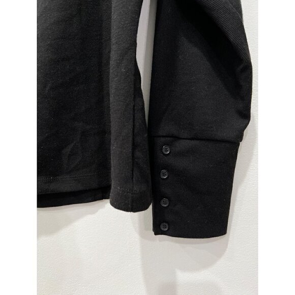 NWT TREASURE & BOND Size L Square Neck Top In Black MSRP $49 - Picture 6 of 11